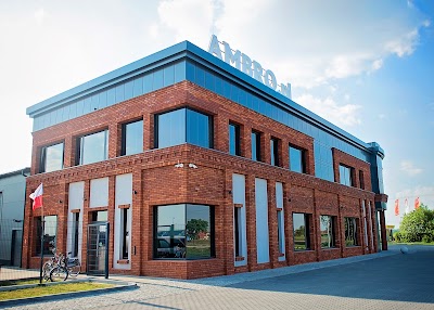 Streetview of brick warehouse
